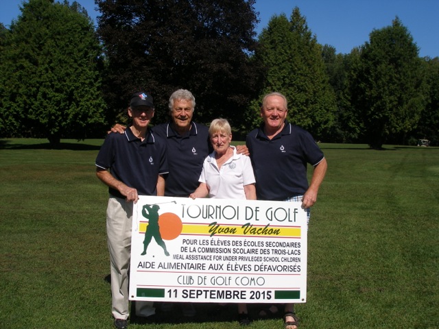 Tournoi de golf Yvon Vachon 11 Septembre 2015